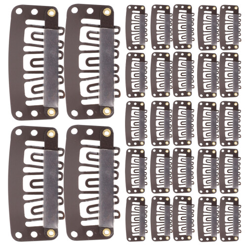 60Pcs Metall Perukklämmor För Hår Extensions Tillbehör