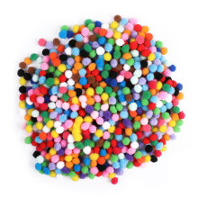 2000 Unidades 10 Mm Bolas De Pelúcia Coloridas Pompons Para Costurar