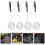 4Pièces Acier Noir Cuisine Maison Écumoire Polyvalente 3