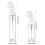 4 pcs 60ml 100ml refillable foaming soap bottles with brush head 2