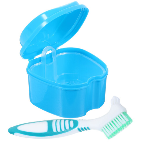 Denturoppbevaringslåda Med Borste Sil 1
