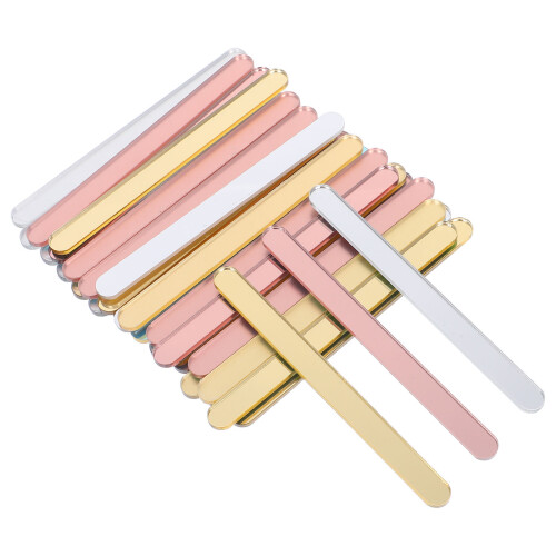 30Pièces Bâtons À Glace Réutilisables Pour Projets DIY