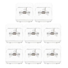 8Pcs Transparent Hundutbildningsklämma Med Hållare För Vägg