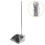 Long Handle Cleaning Dustpan Handheld Skovel Långskaftad Skräpskovel 10