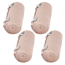 Elastisk Kompressionsbandage Med Metallklämmor För Fotled, Arm, , Bröst