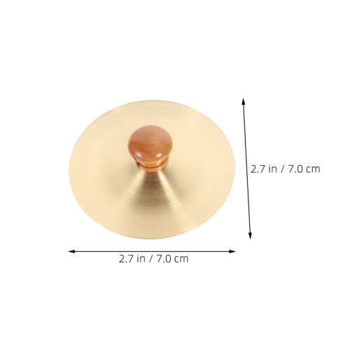 1 Par Minikopparhandcymbaler För Dans Och 1