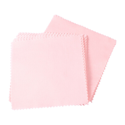 80 St Microfiber Glasbetsningduk För Skärmar Och Objektiv (Rosa)