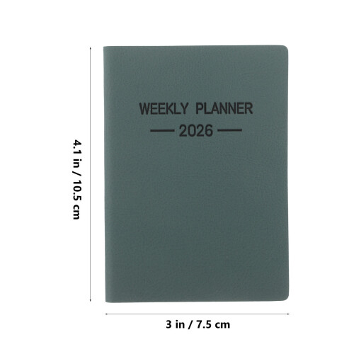 Small Planner: A7 Mini Veckoplaner För 2026 Schema Dagbok 1