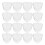 100 Pcs 50 Ml Transparent Hjärtformad Kryddförvaring Av PP 1