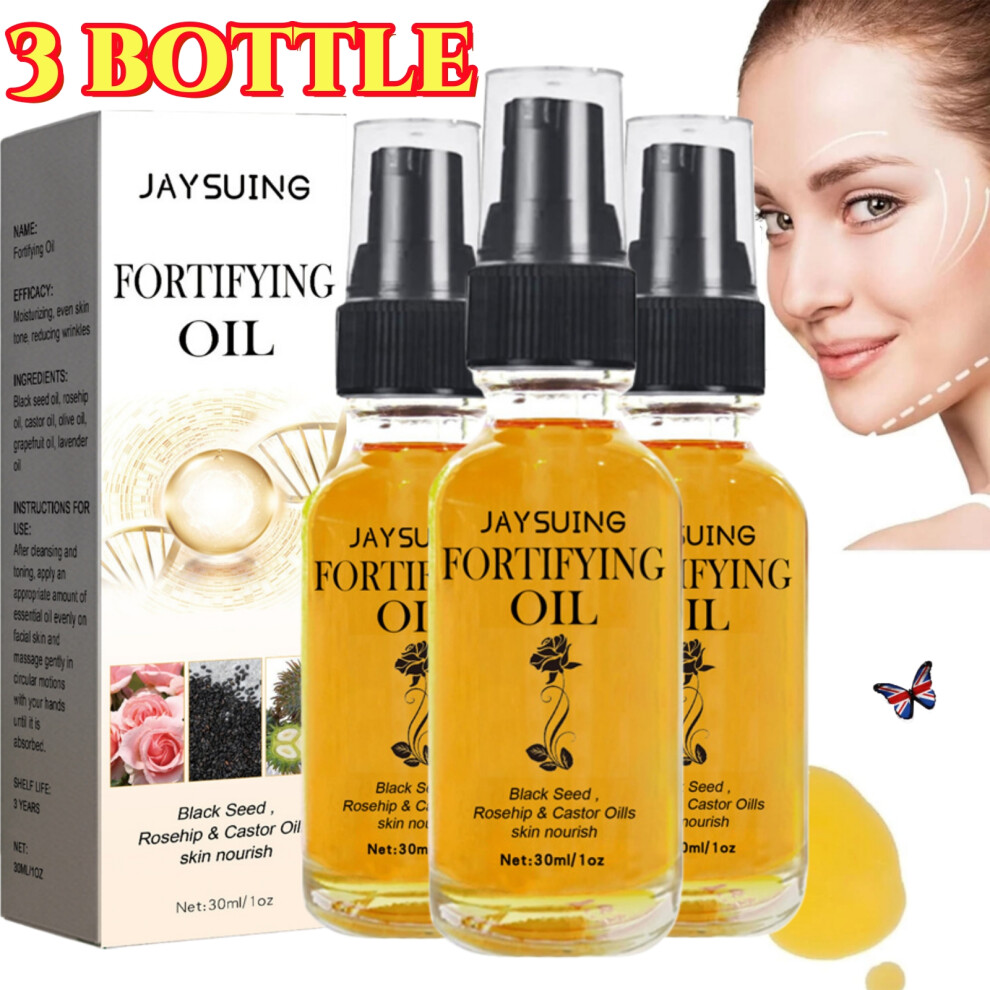 3X Fortifying Oil Black Seed Oil Rosehip Oil Face Serum Organic Natural Face Serum-image-OPC-PMNMB5H-NEW