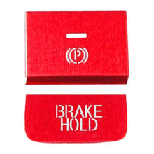 (As show, One size) Car Parking Brake Handbrake Automatic Parking Decoration Cover P Button Sticker for N-One 2021