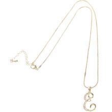 Letter Hanger Ketting Tienermeisjes Met Steen