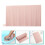 Folding Pink Silicone Washboard for Home Use Non-Slip Durable 2