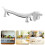 6Pcs -Legerings Chopstick , Hundformade Metallhållare 11