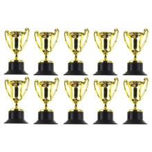 20Pcs Mini Plastikguldskålar Troféer För Och Barns Läromaterial