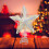 1Pc Silver Xmas Treetop Star Plastic Tree Decor with Light String 4