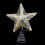 1Pc Silver Xmas Treetop Star Plastic Tree Decor with Light String 2