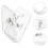 8Pcs Utbildning Transparent Hundväggsgnuggunderlagsficka 10