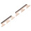 Banjo Bridge Black For Professional Use 2pcs 6