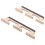 Banjo Bridge Black For Professional Use 2pcs 3