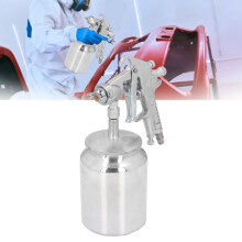 G1/4 Luftspritzpistole Pneumatischer Farbsprüher 1000ml Großer Fassungsvermögen Siphon-Ansatz