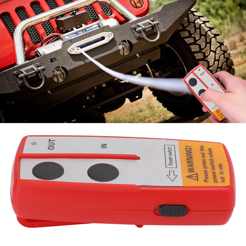434Mhz Receiver & Winch Remote Control For Atv - Red 4181357290460