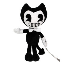 (Bendy)Bendy And The Ink Machine Plush Doll Figure Toy Black White Alice Boris Toy Gift
