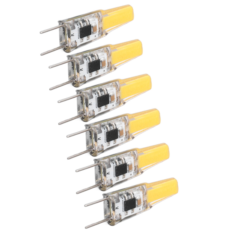 G8 Led Bulb 3W Cob Dimmable Warm Bulbs 6Pcs White/Light