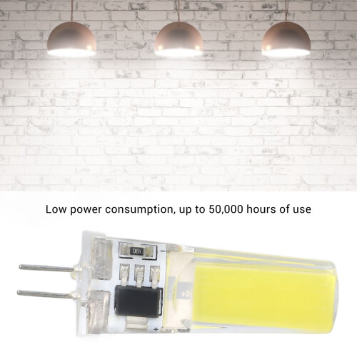 Dimmable G4 LED Bulb COB Chandelier Light 6-Pack 2