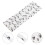 100Pcs Halloween Skull Design Sugrör, Engångs, 4