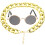 2Pièces Collier Lunettes Animaux Résistants En Couleurs 2
