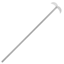 Stainless Steel Rörmagneten 2-Bladig Rörstång Laboratorierörmagneten