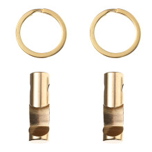 1Set Golden Brass Bottle Opener Key Chains Portable for Home Use