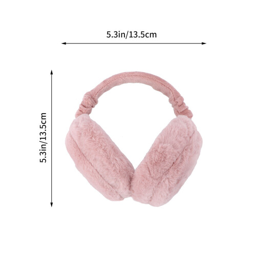 Vikbara Örontäck Muffs Värme För Öron Unisex Vinter (Rosa) 2