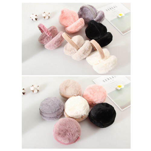 Vikbara Örontäck Muffs Värme För Öron Unisex Vinter (Rosa) 1