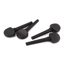 Black Cello Pegs Set Natural Material Durable Tuning Accessories
