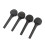 Black Cello Pegs Set Natural Material Durable Tuning Accessories 8