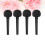Black Cello Pegs Set Natural Material Durable Tuning Accessories 7
