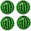 3St Luftfylld Vattenmelon Lekotopp Strandsboll Poolboll Barn 8