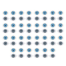 60Pcs Diy Dockor Blandade Resinögon För Slöjd I Förskola