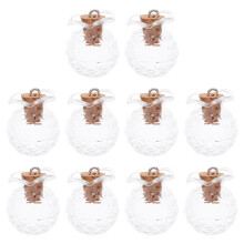 10 Set Glasflaskor Med Korkar För