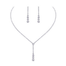 1Set Ketting En Oorbellen Bruidssieraden in