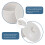1 Styck Ceramic Souffléform Med Lock För Ångkok 9