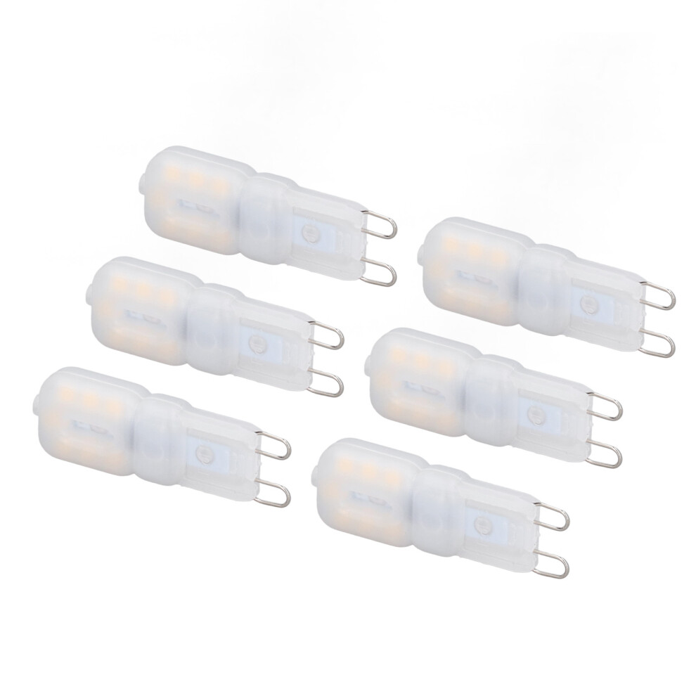 Warm White G9 LED Bulbs Dimmable 3W 6Pcs 360 Light for Various Lamps-image-OPC-PMNN7W8-NEW