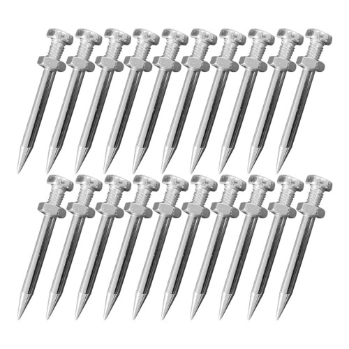 20Pcs Gräsmatta Sko Aerator Metall Verktyg