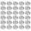 50Pcs Aluminum Tea Light Cup Candle Case Silver for DIY Crafts Storage 6
