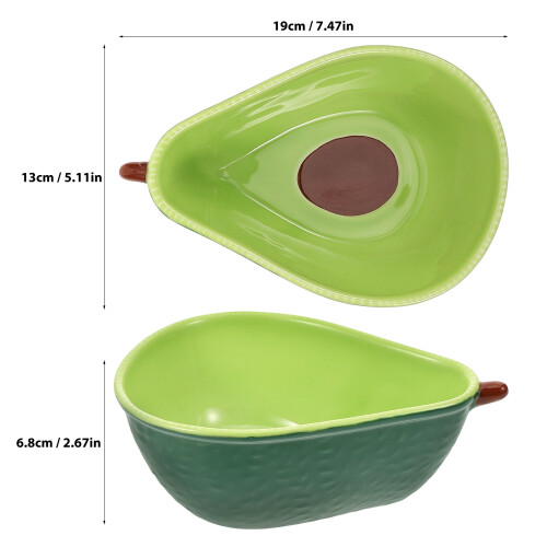 Ceramisk Avokadoformad För Frukter, Sallader, Efterrätter 1
