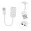 2St Laptop USB Ljud Adapter För Audio 8