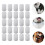 25Pcs Strong Silver Aluminum Dog Id Tags Custom Engraved Pet Tags 7