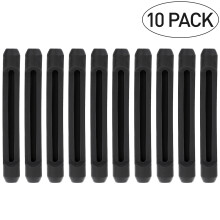 5Paren Silicone Brillenglazen Oorhaken Comfortabel Anti Slip Zwart